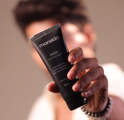 Manskin - Daily Face Wash ( Discover Glowing, Brighter Skin )