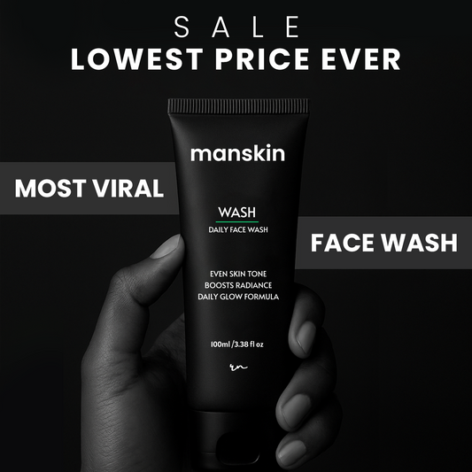 Manskin - Daily Face Wash ( Discover Glowing, Brighter Skin )