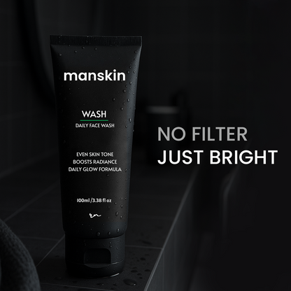 Manskin - Daily Face Wash ( Discover Glowing, Brighter Skin )